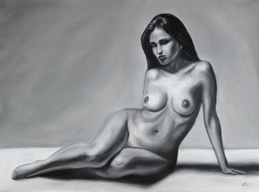 Pintura titulada "Nude figure 2" por Stanimir Stoykov, Obra de arte original, Oleo