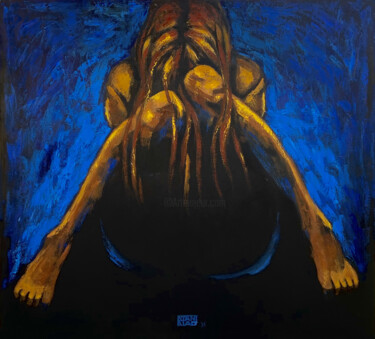 Pintura titulada "Alone" por Stanislao, Obra de arte original, Oleo