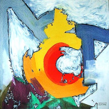 Malerei mit dem Titel "ID 846Farbtemperatu…" von Stanislaus Szypura (Stacho), Original-Kunstwerk
