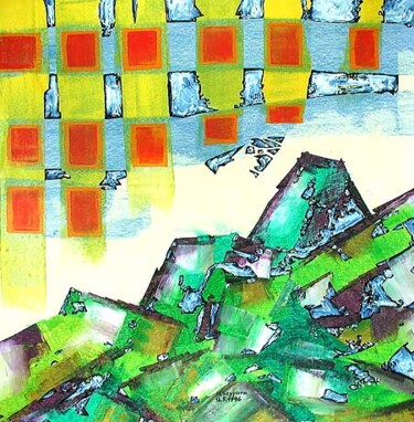 Malerei mit dem Titel "ID 867 Farbtemperat…" von Stanislaus Szypura (Stacho), Original-Kunstwerk