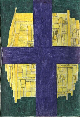 Malerei mit dem Titel "ID 43_C Cahiers" von Stanislaus Szypura (Stacho), Original-Kunstwerk