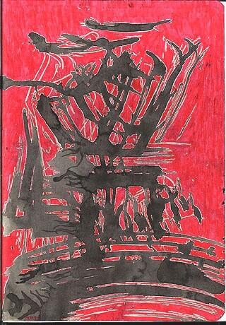 Malerei mit dem Titel "ID 482_C Cahiers" von Stanislaus Szypura (Stacho), Original-Kunstwerk