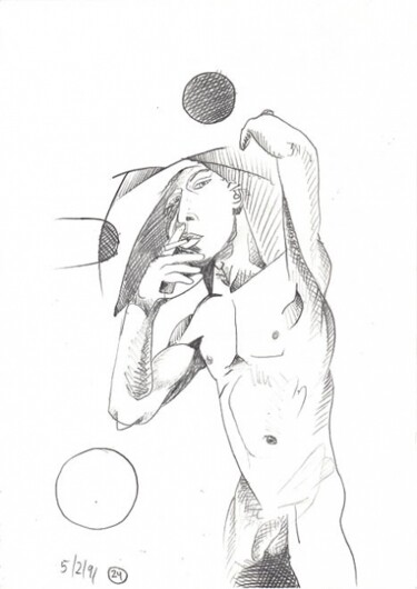 Zeichnungen mit dem Titel "ID 590_E Drawings -…" von Stanislaus Szypura (Stacho), Original-Kunstwerk