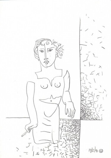Zeichnungen mit dem Titel "ID 771_E Drawings -…" von Stanislaus Szypura (Stacho), Original-Kunstwerk