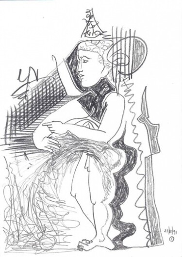 Zeichnungen mit dem Titel "ID 3365_E Drawings…" von Stanislaus Szypura (Stacho), Original-Kunstwerk