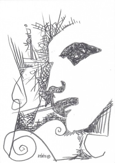Zeichnungen mit dem Titel "ID 3397_E Drawings…" von Stanislaus Szypura (Stacho), Original-Kunstwerk