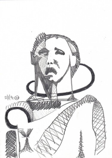 Zeichnungen mit dem Titel "ID 235_E Drawings -…" von Stanislaus Szypura (Stacho), Original-Kunstwerk