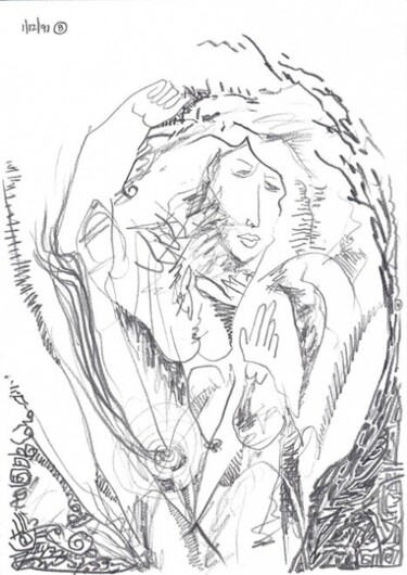 Zeichnungen mit dem Titel "ID 3450_E Drawings…" von Stanislaus Szypura (Stacho), Original-Kunstwerk