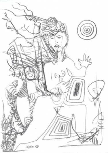 Zeichnungen mit dem Titel "ID 3537_E Drawings…" von Stanislaus Szypura (Stacho), Original-Kunstwerk
