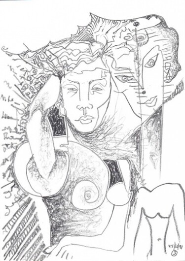 Zeichnungen mit dem Titel "ID 3597_E Drawings…" von Stanislaus Szypura (Stacho), Original-Kunstwerk