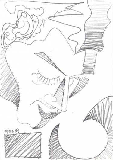 Zeichnungen mit dem Titel "ID 2789_E Drawings…" von Stanislaus Szypura (Stacho), Original-Kunstwerk