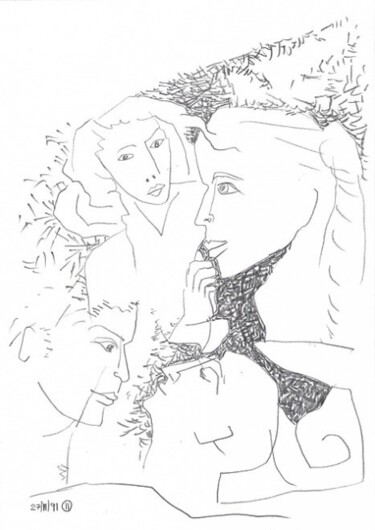 Zeichnungen mit dem Titel "ID 3428_E Drawings…" von Stanislaus Szypura (Stacho), Original-Kunstwerk