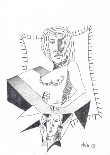 Zeichnungen mit dem Titel "ID 538_E Drawings -…" von Stanislaus Szypura (Stacho), Original-Kunstwerk