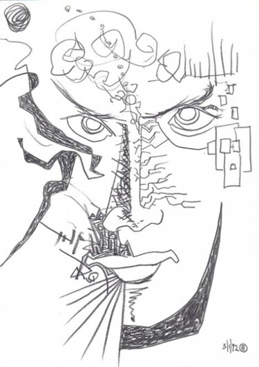 Zeichnungen mit dem Titel "ID 3668_E Drawings…" von Stanislaus Szypura (Stacho), Original-Kunstwerk