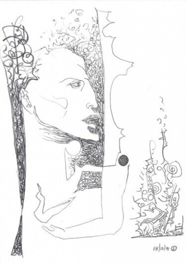 Zeichnungen mit dem Titel "ID 3547_E Drawings…" von Stanislaus Szypura (Stacho), Original-Kunstwerk