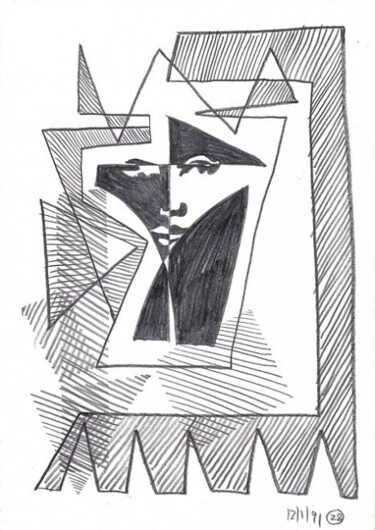 Zeichnungen mit dem Titel "ID 243_E Drawings -…" von Stanislaus Szypura (Stacho), Original-Kunstwerk