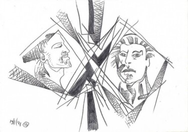 Zeichnungen mit dem Titel "ID 263_E Drawings -…" von Stanislaus Szypura (Stacho), Original-Kunstwerk
