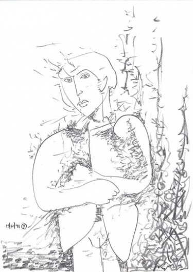 Zeichnungen mit dem Titel "ID 3534_E Drawings…" von Stanislaus Szypura (Stacho), Original-Kunstwerk