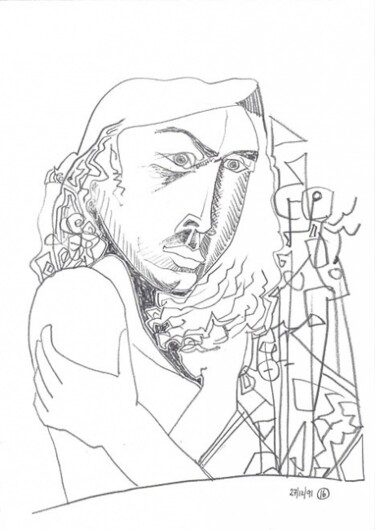 Zeichnungen mit dem Titel "ID 3641_E Drawings…" von Stanislaus Szypura (Stacho), Original-Kunstwerk