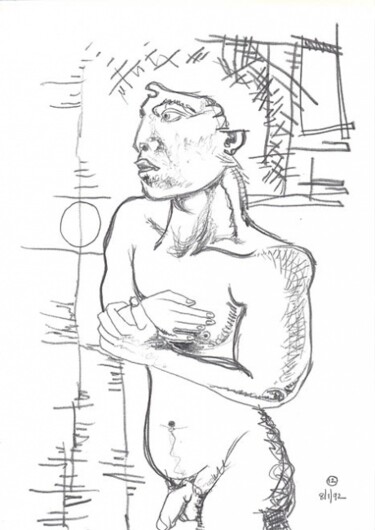 Zeichnungen mit dem Titel "ID 3691_E Drawings…" von Stanislaus Szypura (Stacho), Original-Kunstwerk