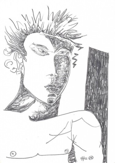 Zeichnungen mit dem Titel "ID 3705_E Drawings…" von Stanislaus Szypura (Stacho), Original-Kunstwerk