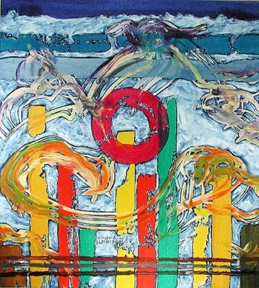 Painting titled "ID 1261  Abstraktion" by Stanislaus Szypura (Stacho), Original Artwork