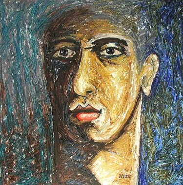 Painting titled "ID 915 Human being…" by Stanislaus Szypura (Stacho), Original Artwork