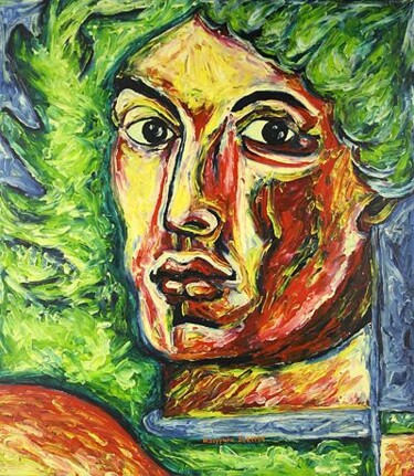 Painting titled "ID 426 Human being…" by Stanislaus Szypura (Stacho), Original Artwork