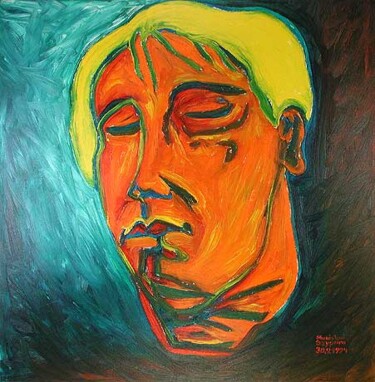 Painting titled "ID 432 Human being…" by Stanislaus Szypura (Stacho), Original Artwork
