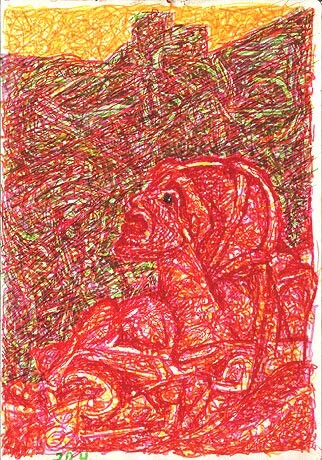 Malerei mit dem Titel "ID 862_C Cahiers" von Stanislaus Szypura (Stacho), Original-Kunstwerk