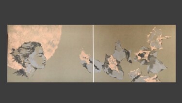 Pintura intitulada "Цветущая сакура" por Stanislav Bankasov, Obras de arte originais, Pastel