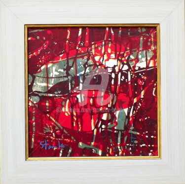 Painting titled "Abstract-I(illumina…" by Stanislav Bojankov, Original Artwork, Pigments