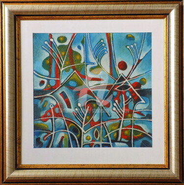 Painting titled "Landscape-I" by Stanislav Bojankov, Original Artwork, Acrylic