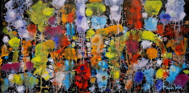 Painting titled "Abstract(early wint…" by Stanislav Bojankov, Original Artwork, Acrylic