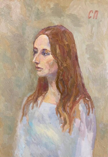 Peinture intitulée "Дарина" par Stanislav Polikarpov, Œuvre d'art originale, Huile
