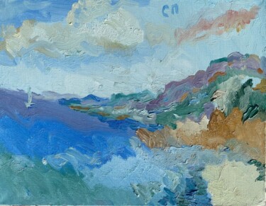 Painting titled "Mahe Island" by Stanislav Polikarpov, Original Artwork, Oil