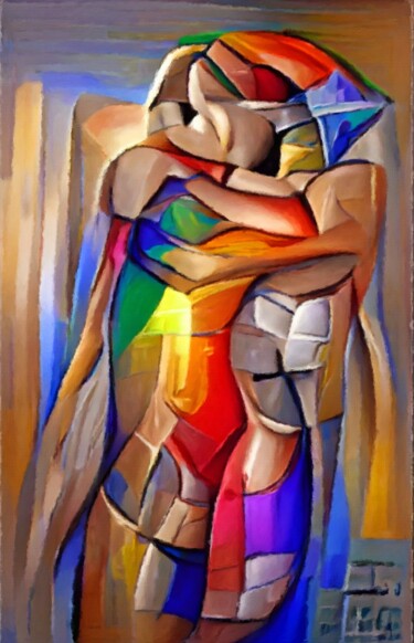 Painting titled "Feelings of Art" by Stanislav Tsapov, Original Artwork, Acrylic