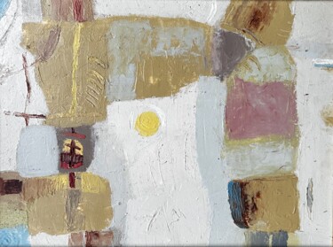 Картина под названием "Sunrise" - Stanislav Yushkov, Подлинное произведение искусства, Масло Установлен на Деревянная рама д…