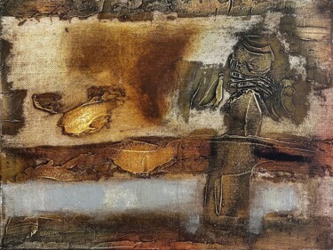Картина под названием "Passages" - Stanislav Yushkov, Подлинное произведение искусства, Энкаустический Установлен на Деревян…