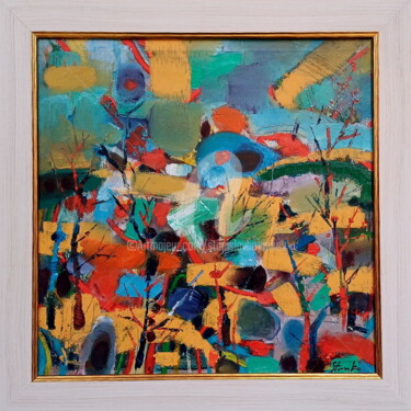 Картина под названием "Autumn 5" - Stanislav Bojankov, Подлинное произведение искусства, Масло