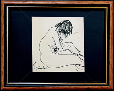 Dibujo titulada "Nude" por Stanislav Bojankov, Obra de arte original, Tinta