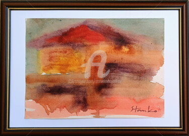 Painting titled "Impression-1" by Stanislav Bojankov, Original Artwork, Watercolor