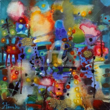 Painting titled "Illuminations (afte…" by Stanislav Bojankov, Original Artwork, Acrylic