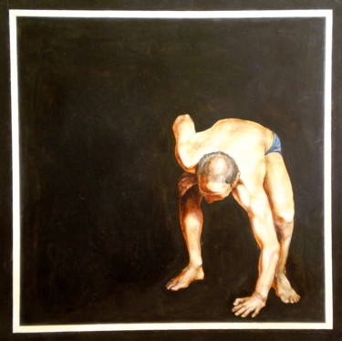 Portrait-I,The Pollock-Krasner FoundationGrant,New York,2003 Painting titled "Portrait-I,The Poll…" by Stanislav Bojankov, Original Art, Acrylic