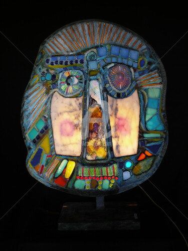 Sculpture titled "21.DIEU DU CINEMA" by Stanko Kristic, Original Artwork, Mosaic