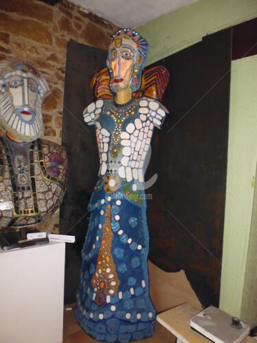 Sculpture titled "17.APHRODITE" by Stanko Kristic, Original Artwork, Mixed Media