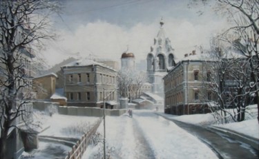 Картина под названием "Гончарная улица" - Aleksandr Starodubov, Подлинное произведение искусства