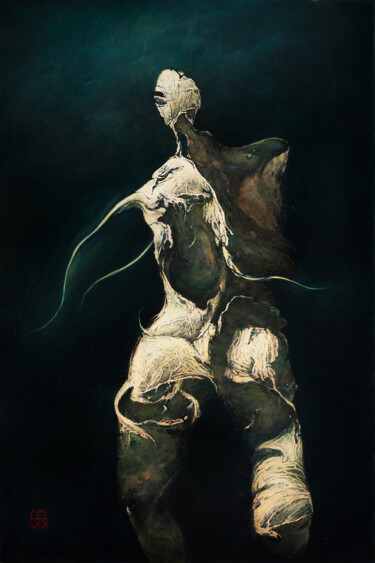 Картина под названием "Wanderer" - Стас Прохорцев (Stanislav Prokhortsev), Подлинное произведение искусства, Масло