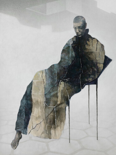 Картина под названием "Premonition" - Стас Прохорцев (Stanislav Prokhortsev), Подлинное произведение искусства, Масло