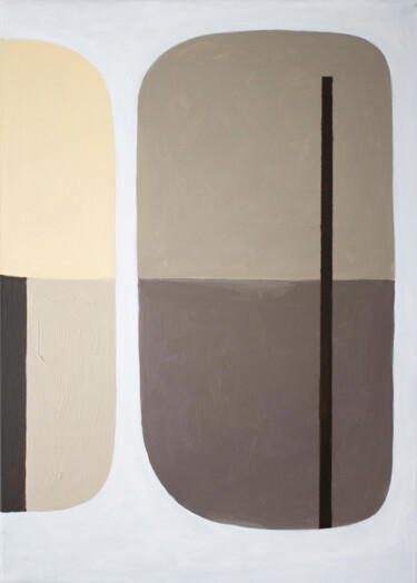 Two forms Peinture intitulée "Two forms" par Stas Royze, Œuvre d'art originale, Acrylique Monté sur Châssis